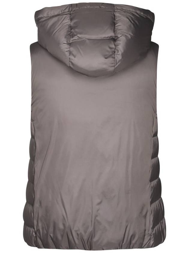 Hooded Down Vest Grey - BRUNELLO CUCINELLI - BALAAN 4