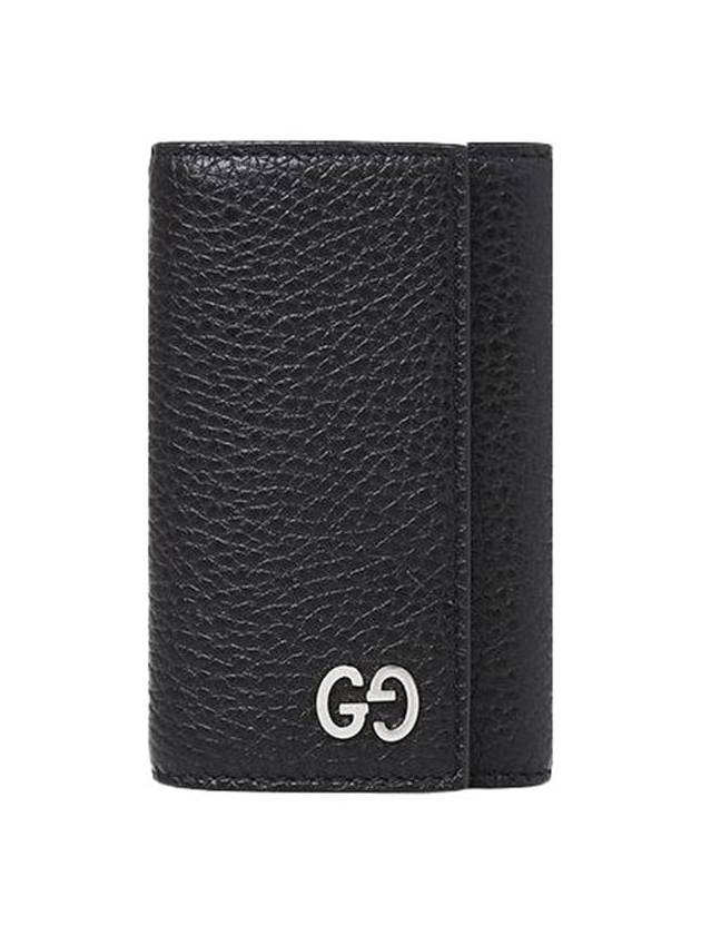 Dorian Cima Key Wallet Black - GUCCI - BALAAN 1