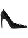 Women's Avenue Patent Leather Pumps Black - SAINT LAURENT - BALAAN 1