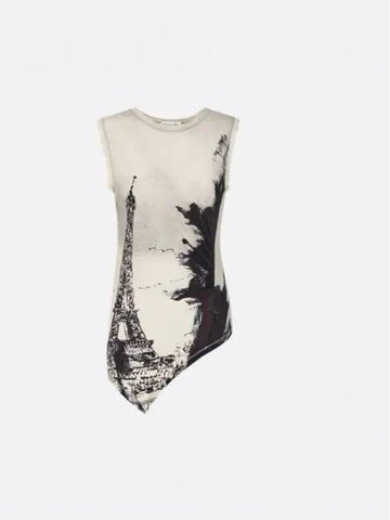 Unbalanced Tank Top 443T26A4538 X9480 - DIOR - BALAAN 1