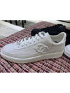 CC Logo Calfskin Low Top Sneakers White - CHANEL - BALAAN 2