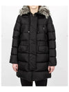 Women's Aphroti Silver Fox Fur Down Long Padding Black - MONCLER - BALAAN 2