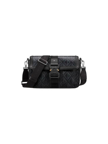 Hit The Road Strap CD Diamond Messenger Bag Black - DIOR - BALAAN 1