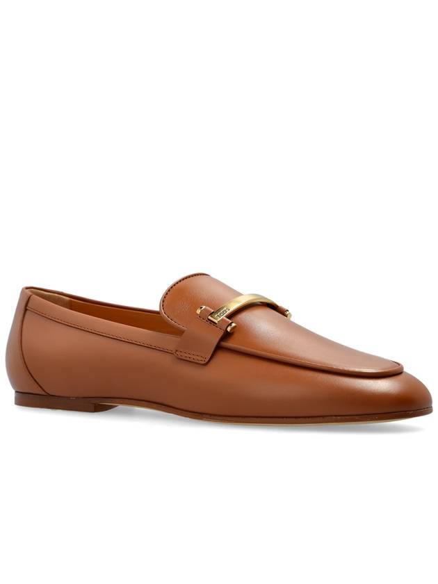 Tod’s Leather Loafers Shoes, Women's, Brown - TOD'S - BALAAN 4