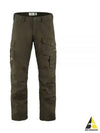 Men's Barents Pro Long Trousers Dark Olive - FJALL RAVEN - BALAAN 2