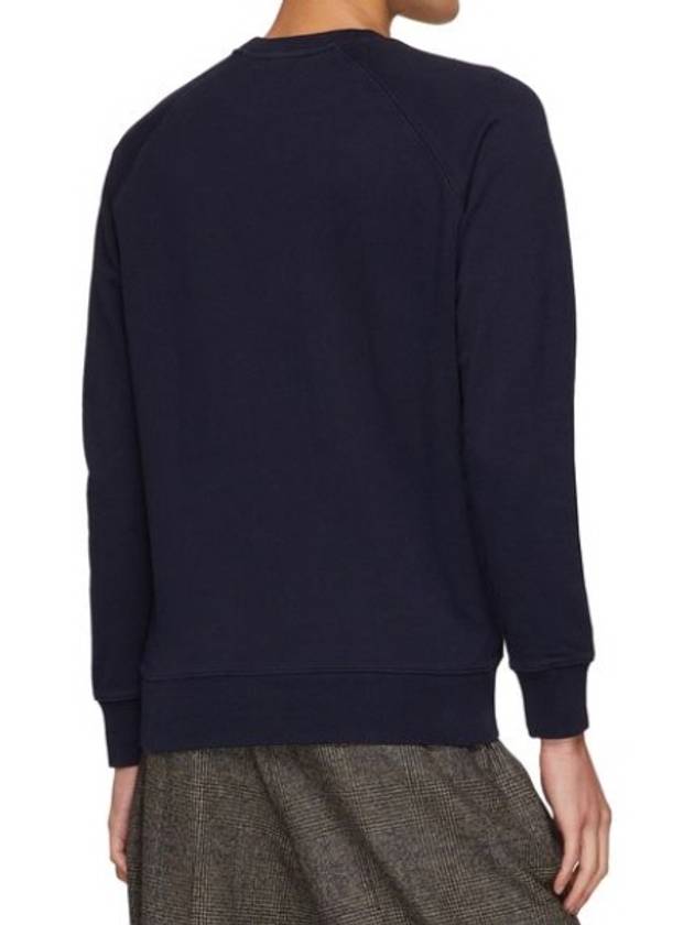 Chillax Fox Patch Classic Sweatshirt Navy - MAISON KITSUNE - BALAAN 3