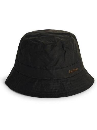 Barbour 'Belsay' Green Waxed Cotton Cap - BARBOUR - BALAAN 1