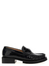 Butterfly Logo Moccasin Loafers Black - GANNI - BALAAN 1