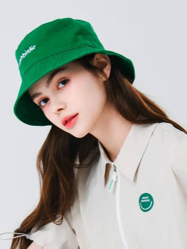 Script color bucket hat GREEN - MONBIRDIE GOLF - BALAAN 3