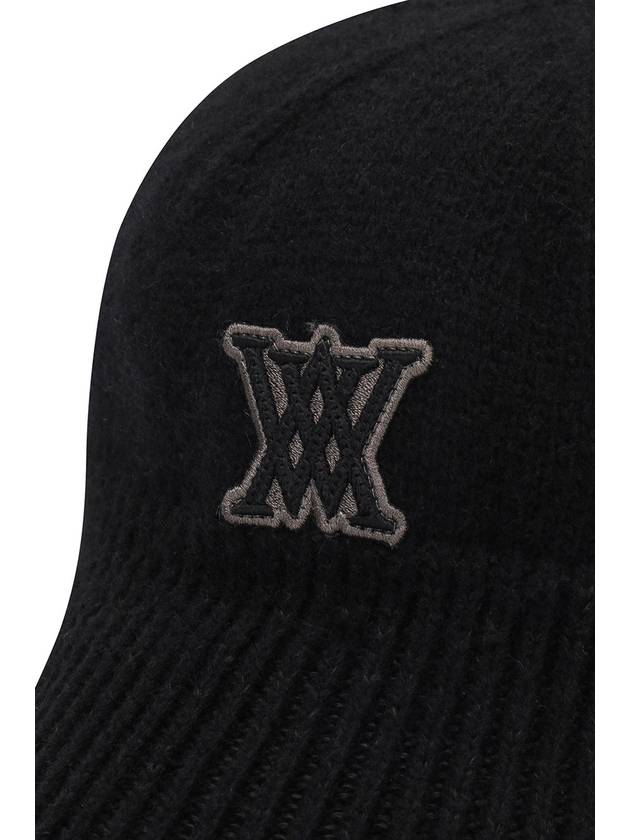 Official M OVERALL KNIT BALLCAP BK - ANEWGOLF - BALAAN 5