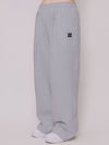 Deep Tuck Wide Pants Melange Grey - MACASITE - BALAAN 2