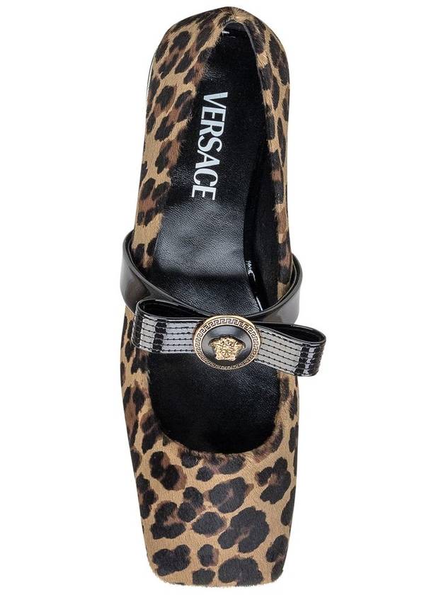 Versace Brown And Black Flats - VERSACE - BALAAN 4