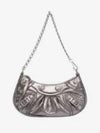 Women's Le Cagol Mini Shoulder Bag Silver - BALENCIAGA - BALAAN 2