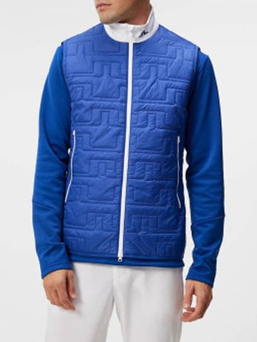 Lightweight Padded Vest Stefano Hybrid Vest GMOW11227 Sodalite Blue - J.LINDEBERG - BALAAN 1