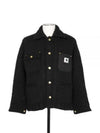 Carhartt Wip Knit Jacket Michigan Black - SACAI - BALAAN 2