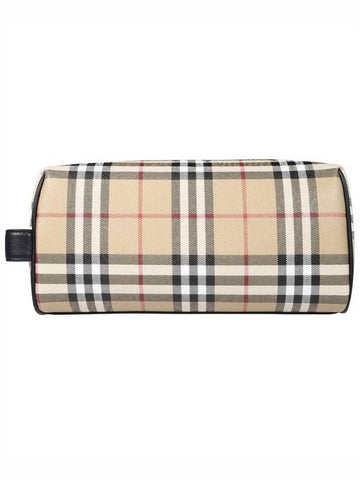 Vintage Check Pouch Bag Beige - BURBERRY - BALAAN 1