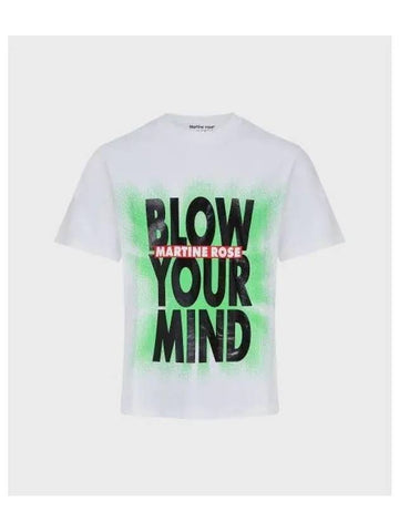 M Blow Your Mind T Shirt White CLASSIC whiteBLOW - MARTINE ROSE - BALAAN 1