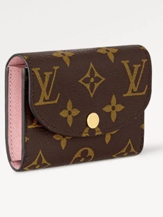 Rosalie Monogram Coin Purse Rose Ballerine - LOUIS VUITTON - BALAAN 9