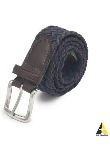 Braided leather cotton belt multi - POLO RALPH LAUREN - BALAAN 1