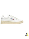 Dallas White Tab Leather Low Top Sneakers White - AUTRY - BALAAN 2