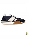 Logo James Panel Low Top Sneakers Navy - TOM FORD - BALAAN 2