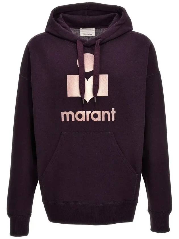 Miley Logo Hoodie Dark Plum Purple - ISABEL MARANT - BALAAN 2