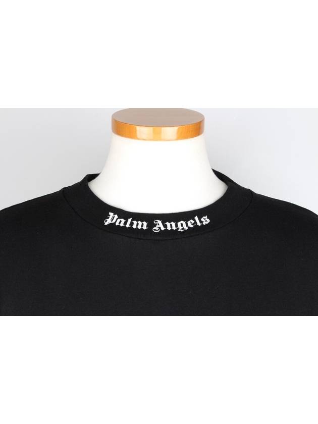 Back logo short sleeve t shirt black XL 110 - PALM ANGELS - BALAAN 2