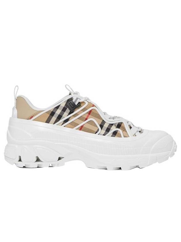 Check Arthur Low Top Sneakers Beige - BURBERRY - BALAAN 1