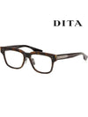 Titanium glasses frame AUDER DTX129 55 02AF horn rim leopard print - DITA - BALAAN 4