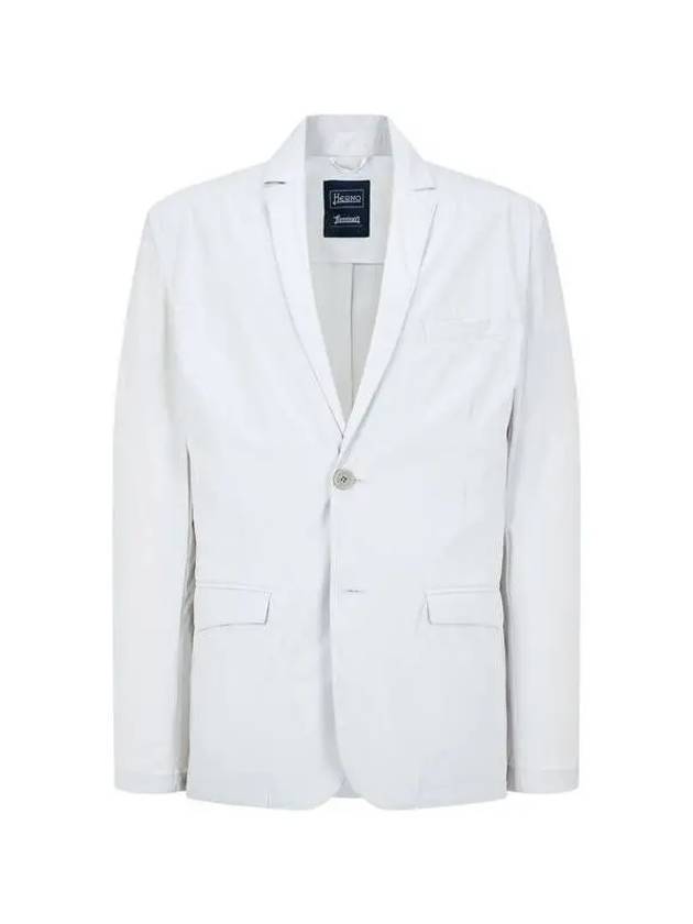 Men's narrow lapel stretch single jacket light gray 271387 - HERNO - BALAAN 1