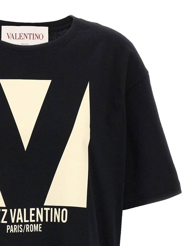 Valentino Garavani Valentino Garavani 'Chez Valentino' T-Shirt - VALENTINO - BALAAN 3