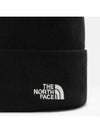 Norm Embroid Logo Beanie Black - THE NORTH FACE - BALAAN 3