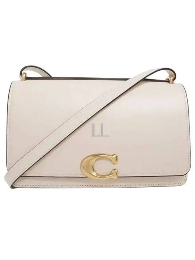 Bandit Logo Plaque Shoulder Bag White - COACH - BALAAN 2