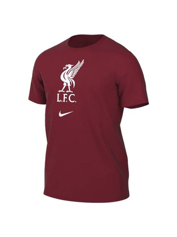 Liverpool Crest Short Sleeves T Shirt Red - NIKE - BALAAN 1