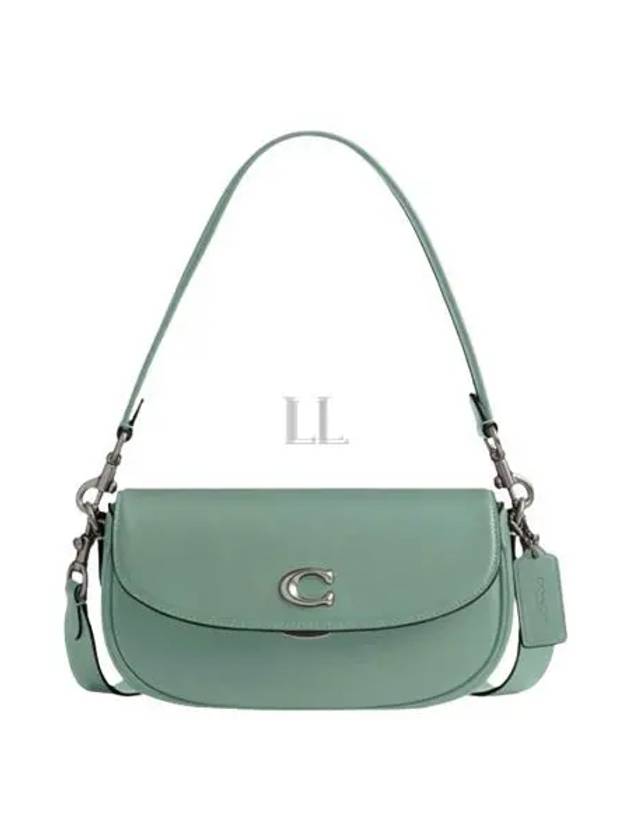 Emmy Saddle 23 Shoulder Bag Green - COACH - BALAAN 2