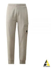 Diagonal Raised Fleece Cargo Track Pants Grey - CP COMPANY - BALAAN 2