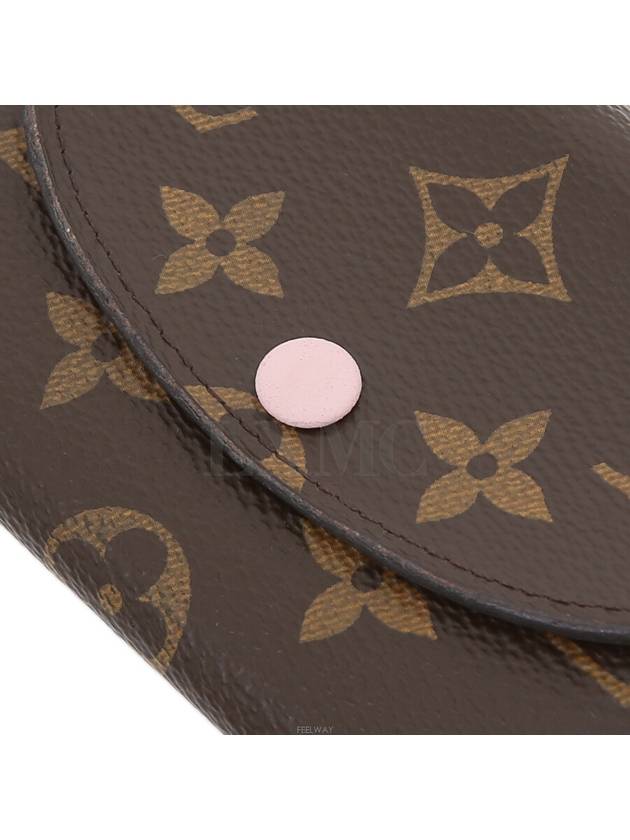 Monogram Rosalie Coin Perth Pink Card Wallet M62361 - LOUIS VUITTON - BALAAN 7