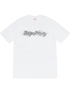 Smoke T shirt White Supreme Tee - SUPREME - BALAAN 1