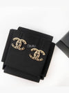 CC Logo Black Pearl Earrings Gold - CHANEL - BALAAN 2