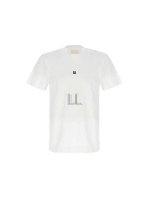 4G Logo Cotton Short Sleeve T-shirt White - GIVENCHY - BALAAN 2