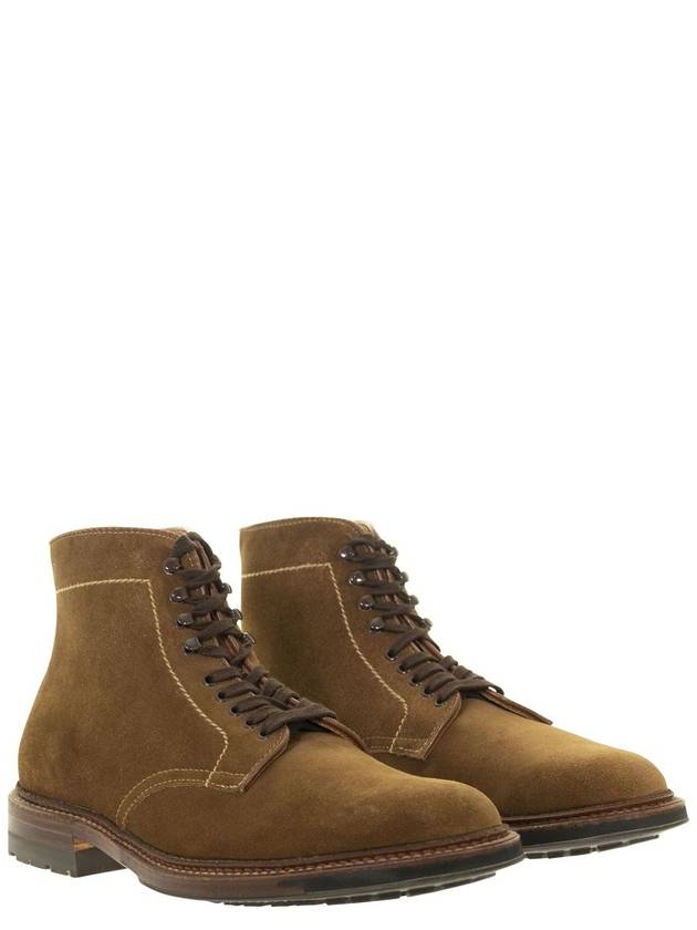 Simple pointed suede boot - ALDEN - BALAAN 4