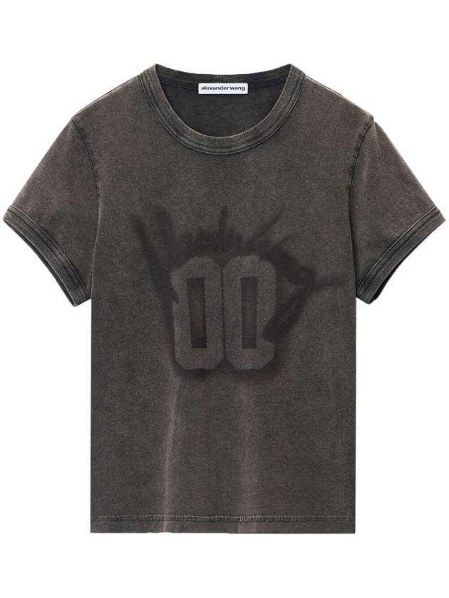 Alexander Wang short sleeve t shirt 9690643 1CC4241957 010 GRAY - ALEXANDER WANG - BALAAN 2