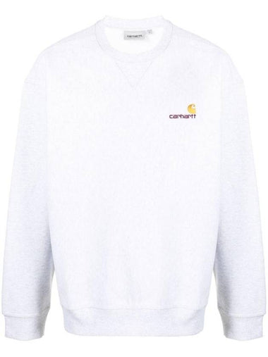 American Script Cotton Blend Sweatshirt White - CARHARTT WIP - BALAAN 1