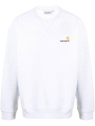 American Script Cotton Blend Sweatshirt White - CARHARTT WIP - BALAAN 1