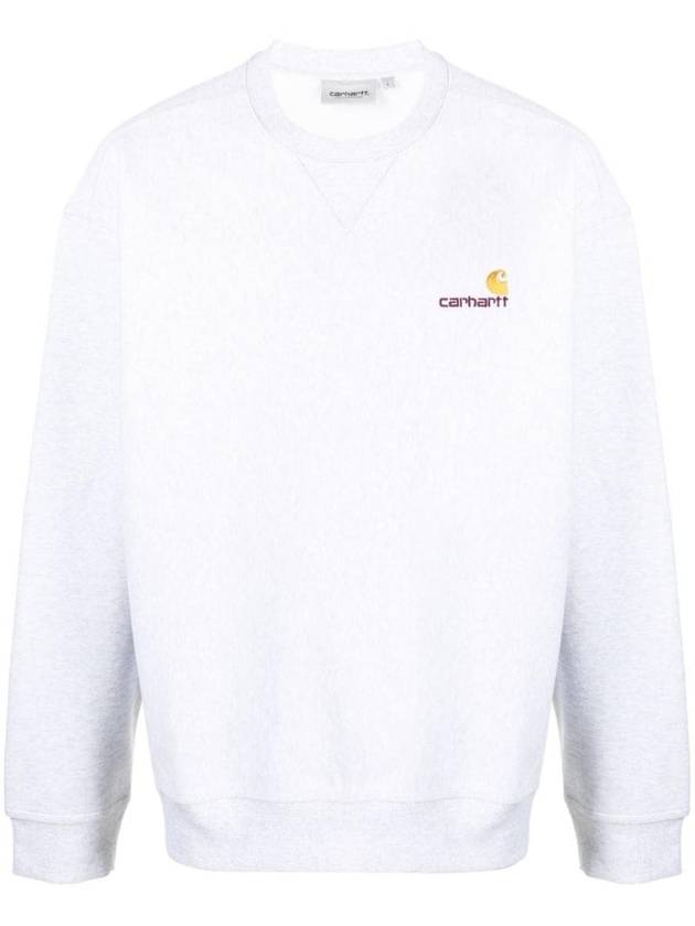 American Script Cotton Blend Sweatshirt White - CARHARTT WIP - BALAAN 1