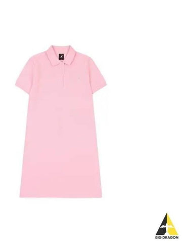 Women s Basic Polo One Piece 8103 Pink - KANGOL - BALAAN 1