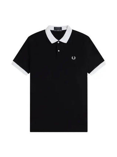 Fred Perry Mastermind Plain Shirt Black - FRED PERRY - BALAAN 1