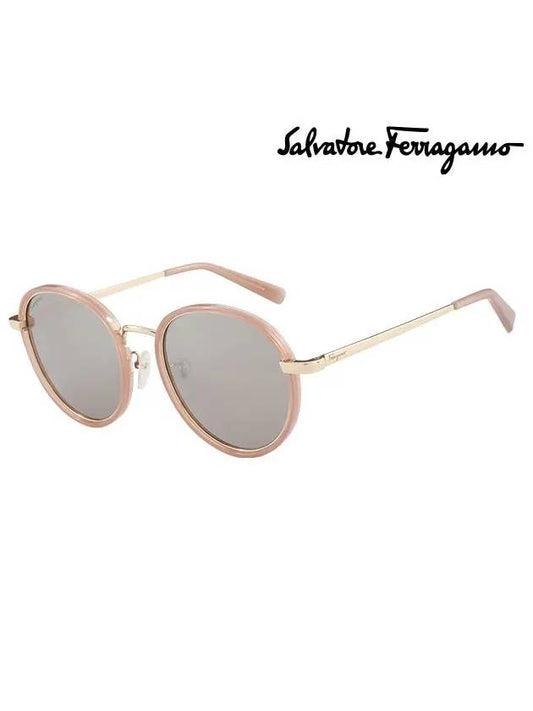 Ferragamo Sunglasses SF159SK 210 Round Men Women - SALVATORE FERRAGAMO - BALAAN 1