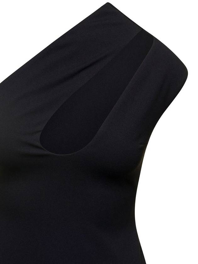 Black Alexa Cut-Out Minidress In Crepe Knit Woman - SOLACE LONDON - BALAAN 3