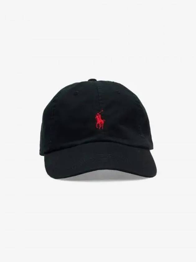 Embroidered Pony Ball Cap Black - POLO RALPH LAUREN - BALAAN 2